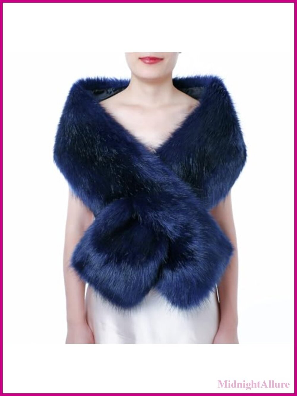 Faux Fur Scarf Wrap Shawl Shrug Winter Neck Warmer Collar